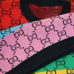 Трендовый очень теплый удлинённые оверсайз свитерки в стиле GUCCI фото 4012797671