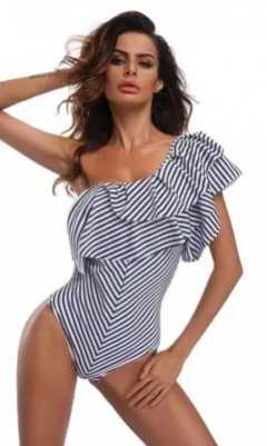 Топ продаж! купальник на одно плечо 0316