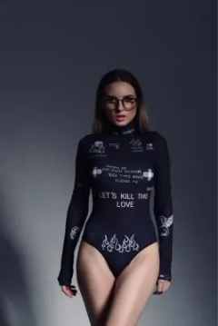 Трендовый боди с принтами фото 3961351833