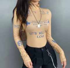 Трендовый боди с принтами фото 2809384366